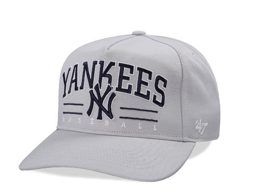 47Brand New York Yankees Gray Hitch Edition Snapback Gorra