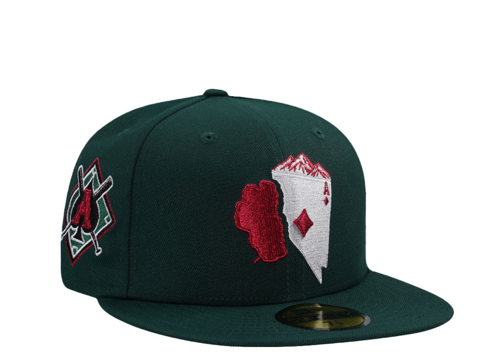 New Era Reno Aces Dark Green Edition 59Fifty Fitted Gorra