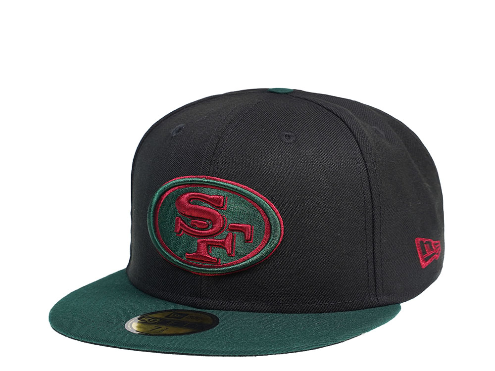 New Era San Francisco 49ers Dark Green 59Fifty Fitted Gorra