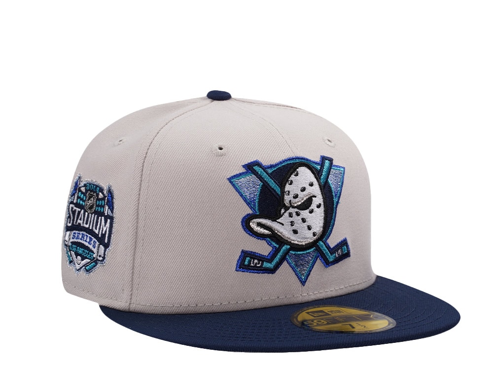 New Era Anaheim Ducks Stadium Series Stone Two Tone Edition 59Fifty Fitted Gorra