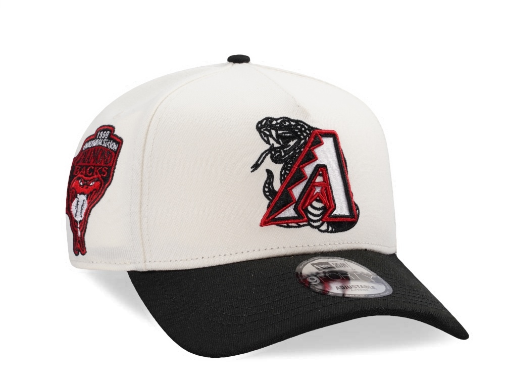 New Era Arizona Diamondbacks Inaugural Season 1998 Metallic Chrome Two Tone Edition 9Forty A Frame Snapback Gorra