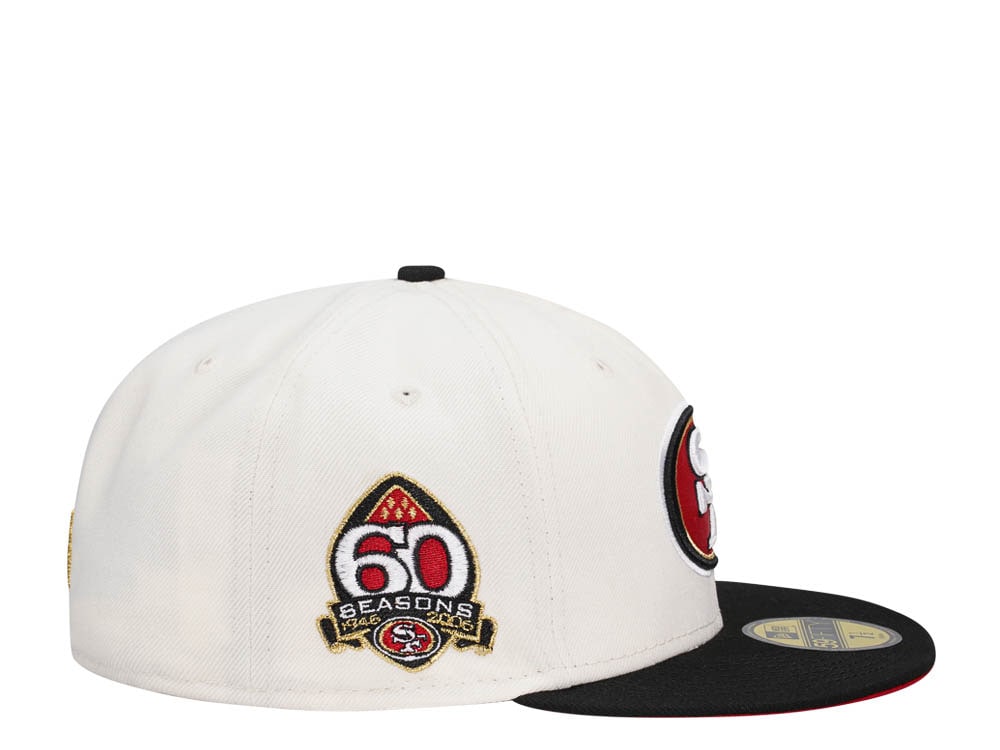 New Era San Francisco 49ers 60 Seasons Chrome Two Tone Edition 59Fifty Fitted Gorra