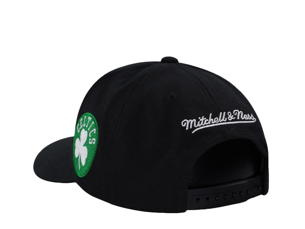 Mitchell & Ness Boston Celtics Pro Crown Fit Black Snapback Gorra