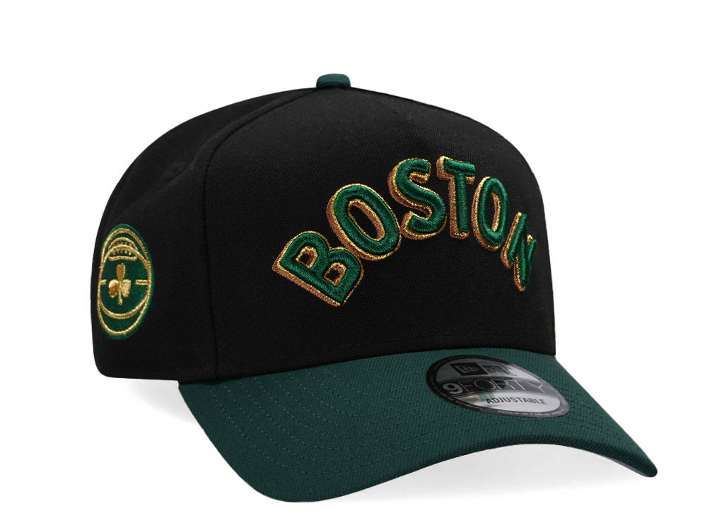 New Era Boston Celtics City Gold Two Tone Edition 9Forty A Frame Snapback Gorra
