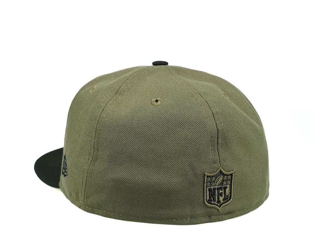 New Era San Francisco 49ers Olive Black Edition 59Fifty Fitted Gorra