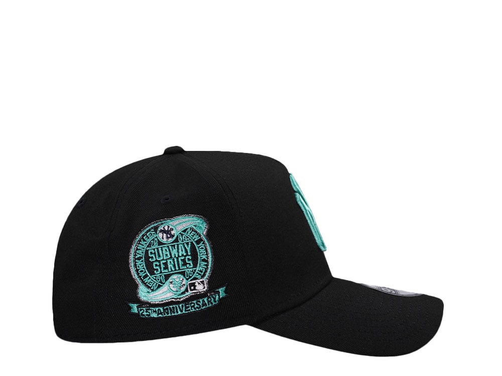 New Era New York Yankees Subway Series 2000 Black Mint Edition 9Forty A Frame Snapback Gorra