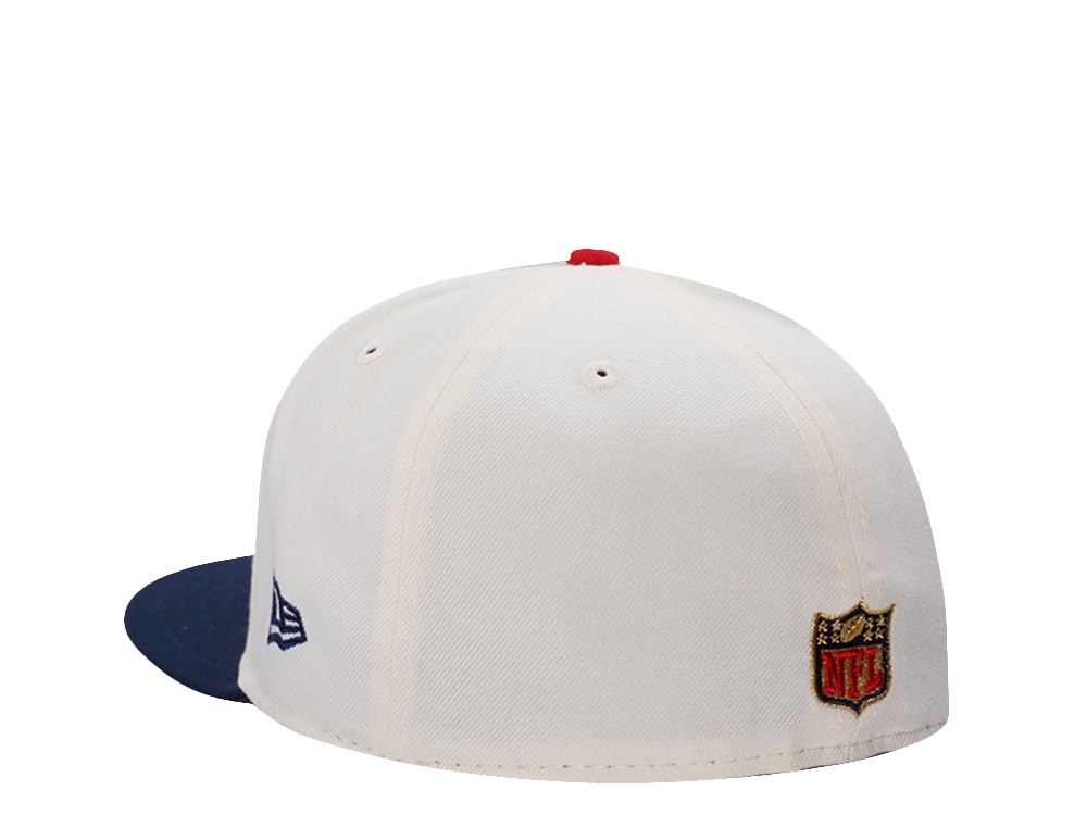 New Era New England Patriots Super Bowl XXXVI Chrome Two Tone Edition 59Fifty Fitted Gorra