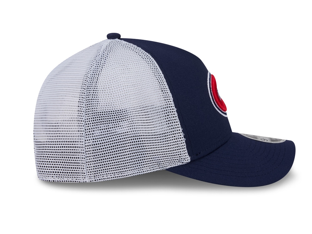 New Era Montreal Canadiens Official Team Color Edition 9Forty M Crown A Frame Trucker Snapback Gorra