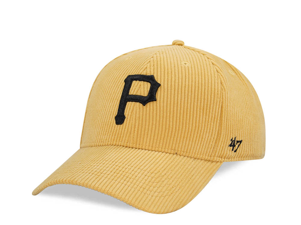 47Brand Pittsburgh Pirates Maize Thick Cord MVP Strapback Gorra