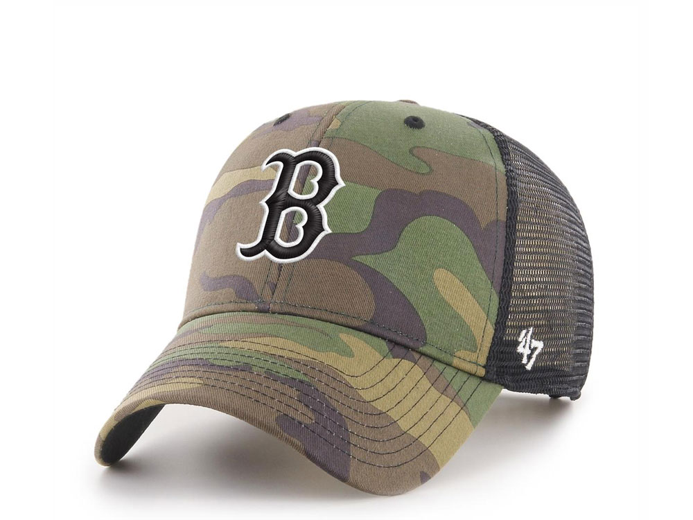 47Brand Boston Red Sox Classic Camo Trucker Snapback Gorra