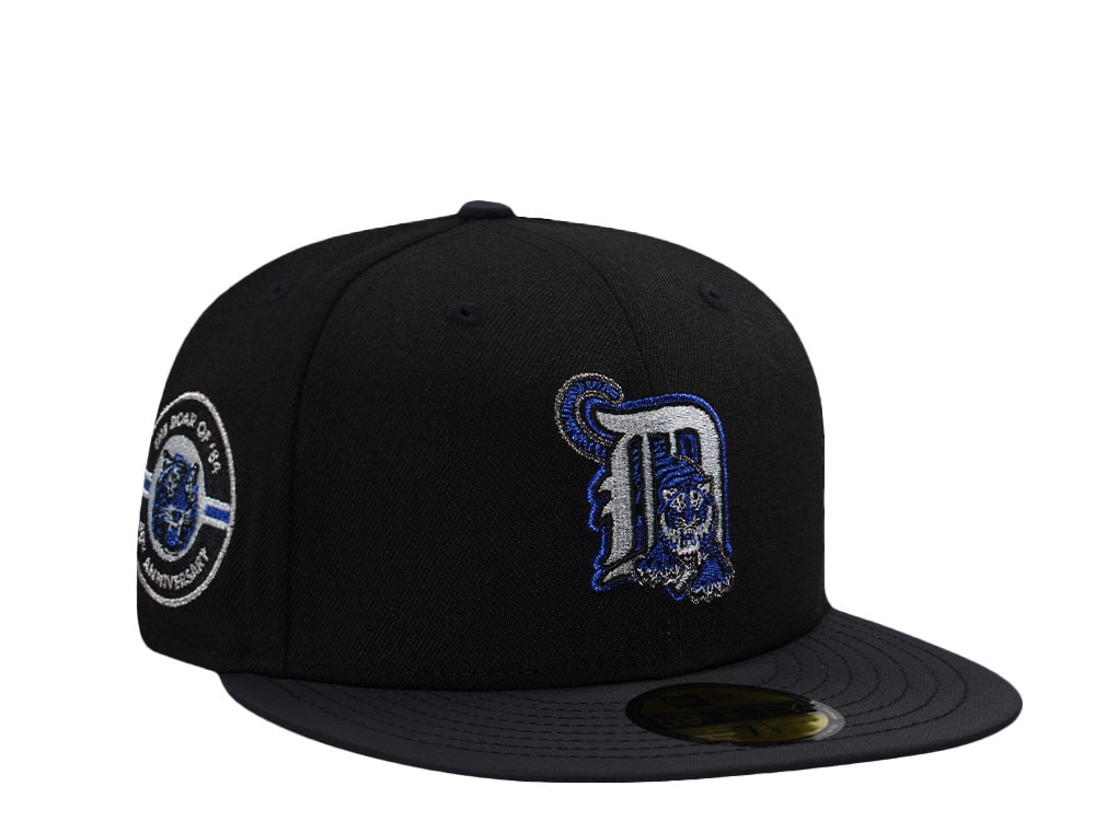 New Era Detroit Tigers 40th Anniversary Black Ripstop Two Tone Edition 59Fifty Fitted Gorra