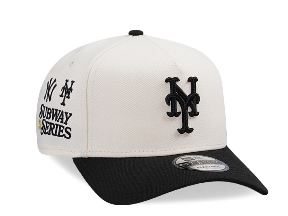 New Era New York Mets Subway Series Chrome Two Tone Edition 9Forty A Frame Snapback Gorra