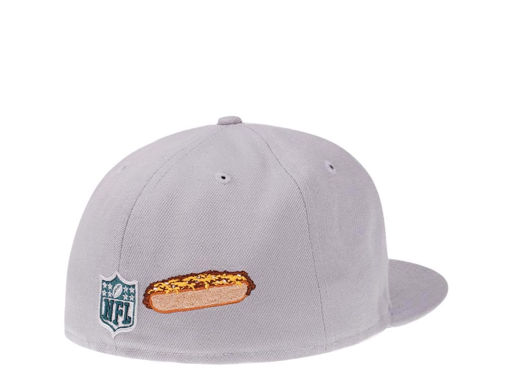 New Era Philadelphia Eagles City Icons Grey Edition 59Fifty Fitted Gorra