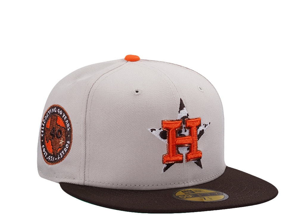 New Era Houston Astros 40th Anniversary Stone Two Tone Edition 59Fifty Fitted Gorra