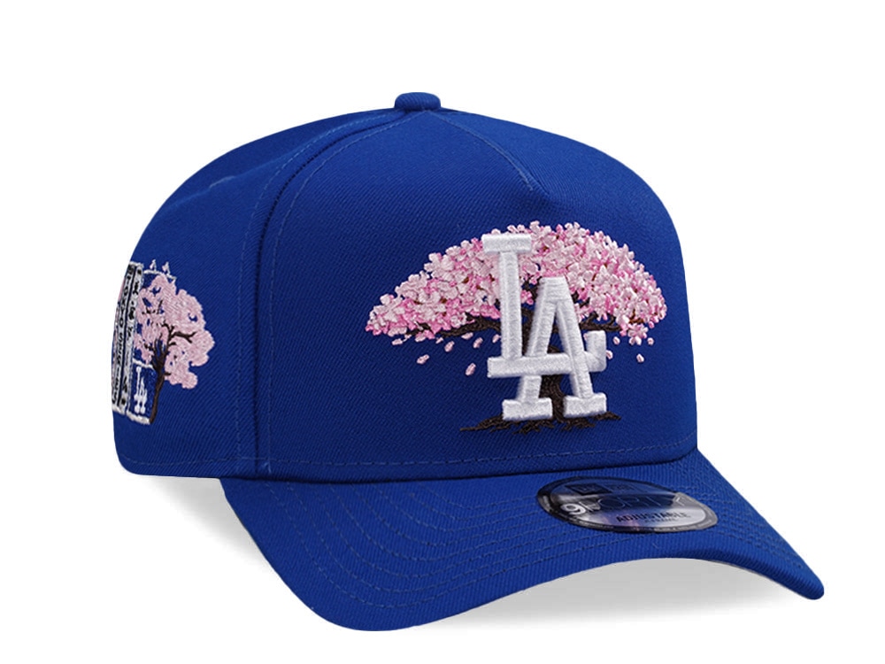 New Era Los Angeles Dodgers Tokyo Series 2025 Sakura Blue Prime Edition 9Forty A Frame Snapback Gorra