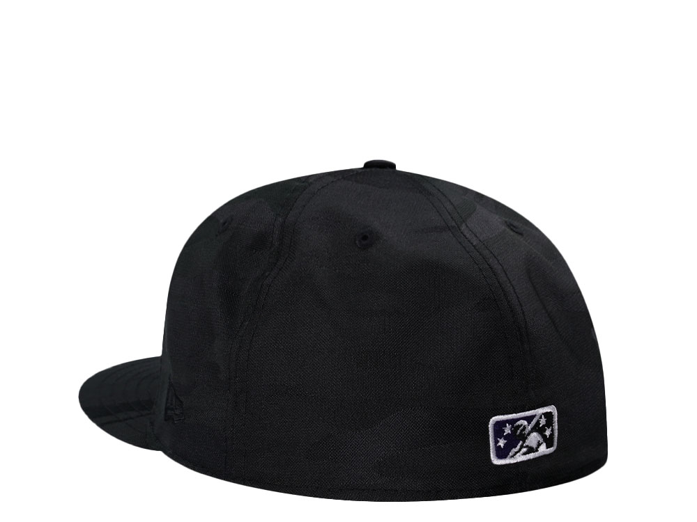 New Era Louisville Bats Horror Pack Midnight Camo Edition 59Fifty Fitted Gorra
