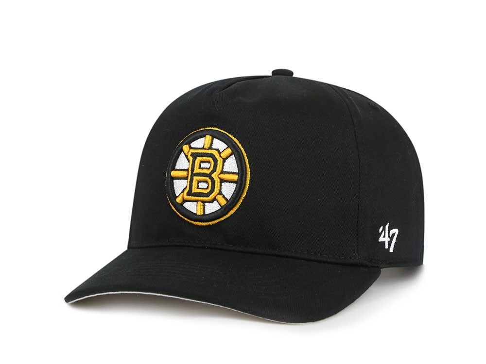 47Brand Boston Bruins Black Hitch Snapback Gorra