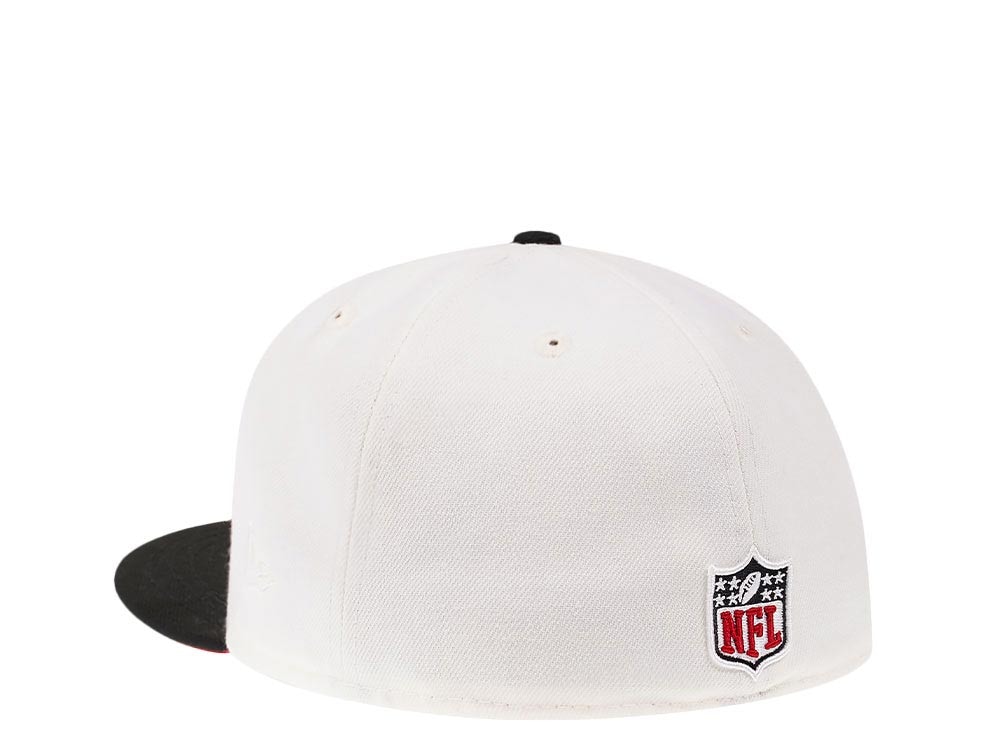 New Era Tampa Bay Buccaneers 30th Anniversary Cream Dome Edition 59Fifty Fitted Gorra