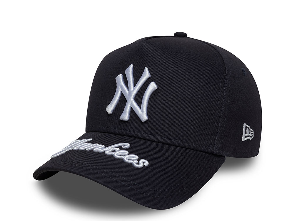 New Era New York Yankees Visor Hit Navy 9Forty A Frame Snapback Gorra
