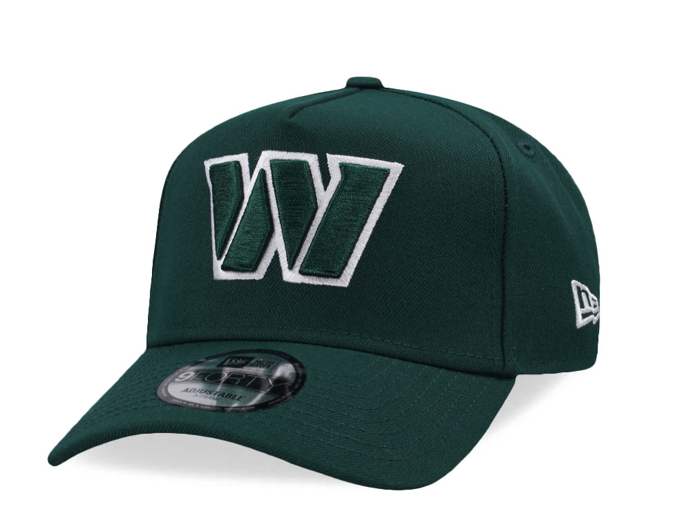 New Era Washington Commanders Field Green Prime Edition 9Forty A Frame Snapback Gorra
