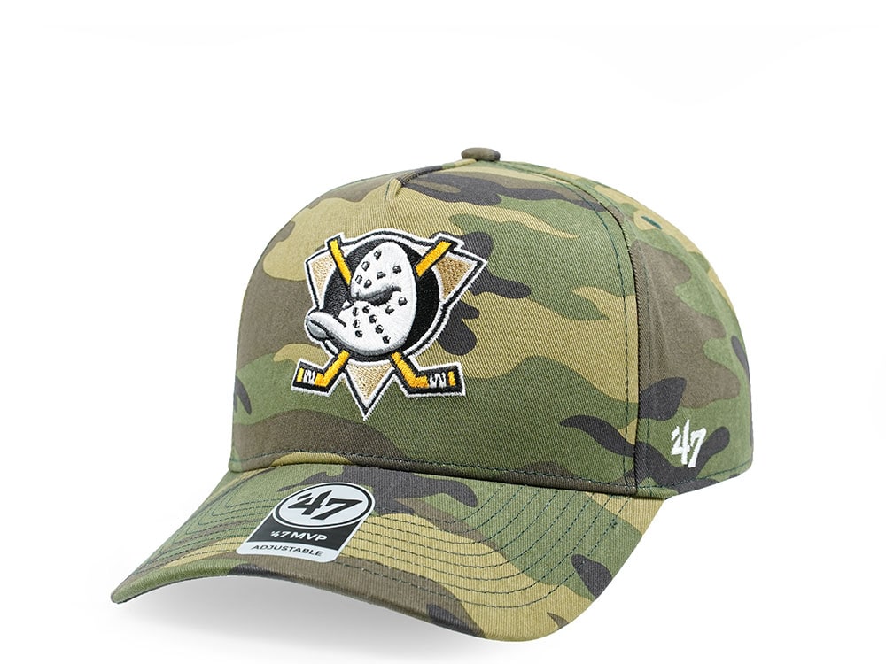 47Brand Anaheim Ducks Camo Grove Classic DT Snapback Gorra