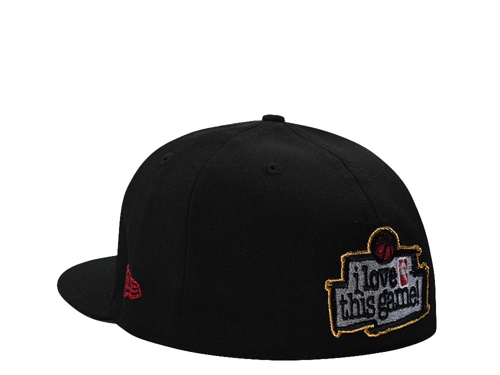 New Era Houston Rockets I Love This Game Metallic Black Prime Edition 59Fifty Fitted Gorra