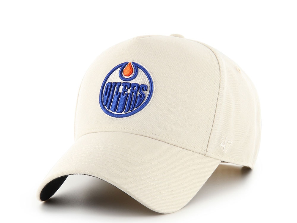47 Brand Edmonton Oilers Ballpark White Offside Snapback Gorra