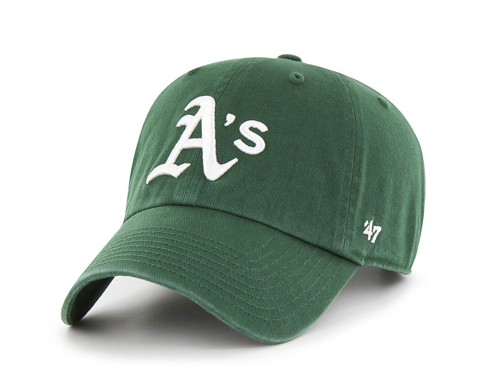 47 Brand Oakland Athletics Dark Green Edition Clean Up Strapback Gorra