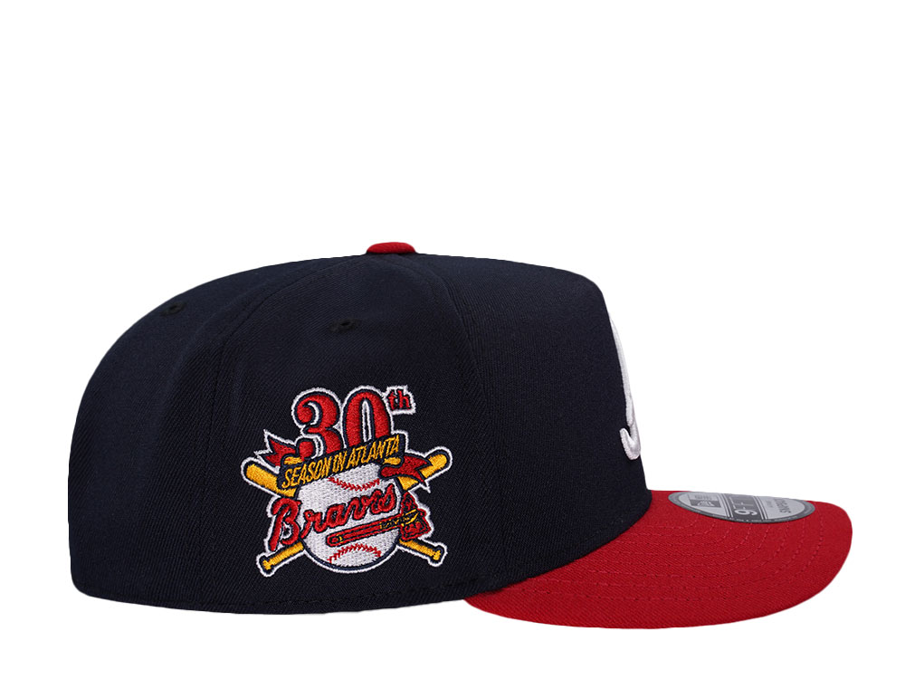 New Era Atlanta Braves 30th Anniversary Two Tone Edition 9Fifty A Frame Snapback Gorra