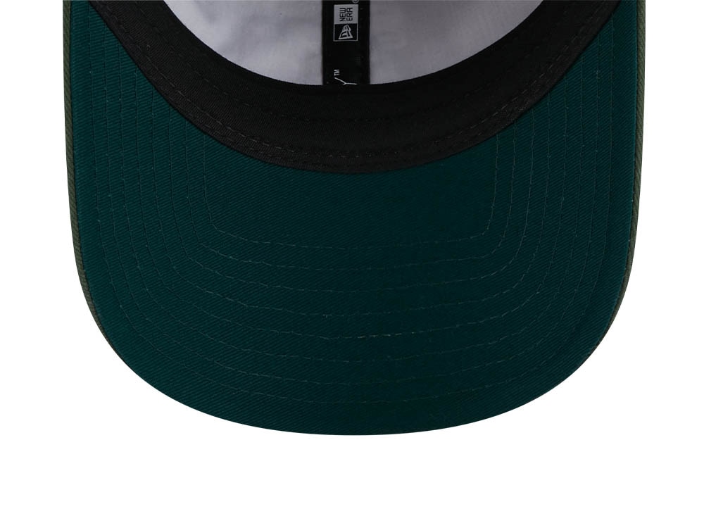 New Era Oakland Athletics Team Script Green 9Twenty Strapback Gorra