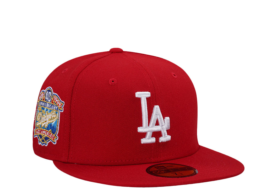 New Era Los Angeles Dodgers 40th Anniversary Red Classic Edition 59Fifty Fitted Gorra