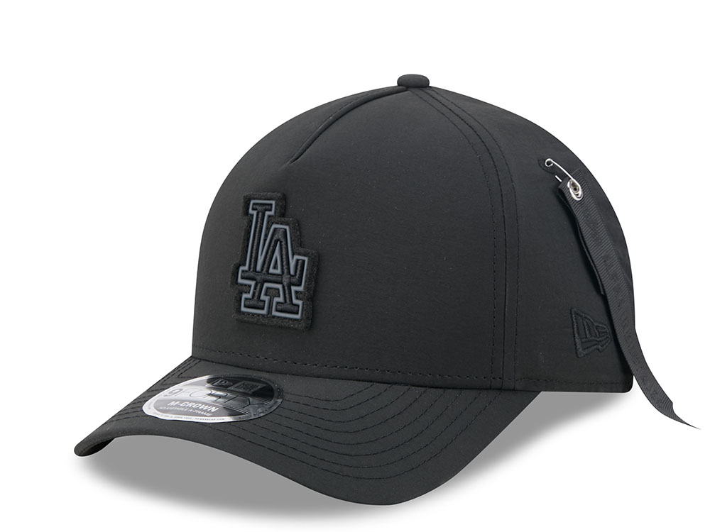 New Era Alpha Industries Los Angeles Dodgers Black Prime Edition 9Forty M Crown A Frame Snapback Gorra