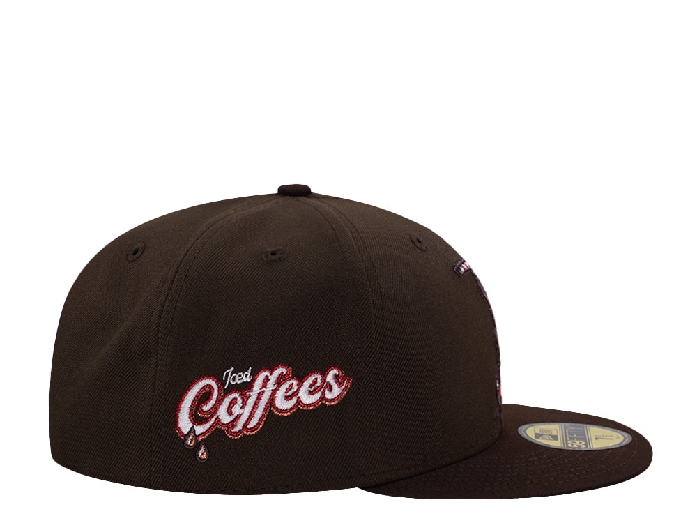 New Era Reading Fightin Phils Coffees Burnt Wood Two Tone Edition 59Fifty Fitted Gorra