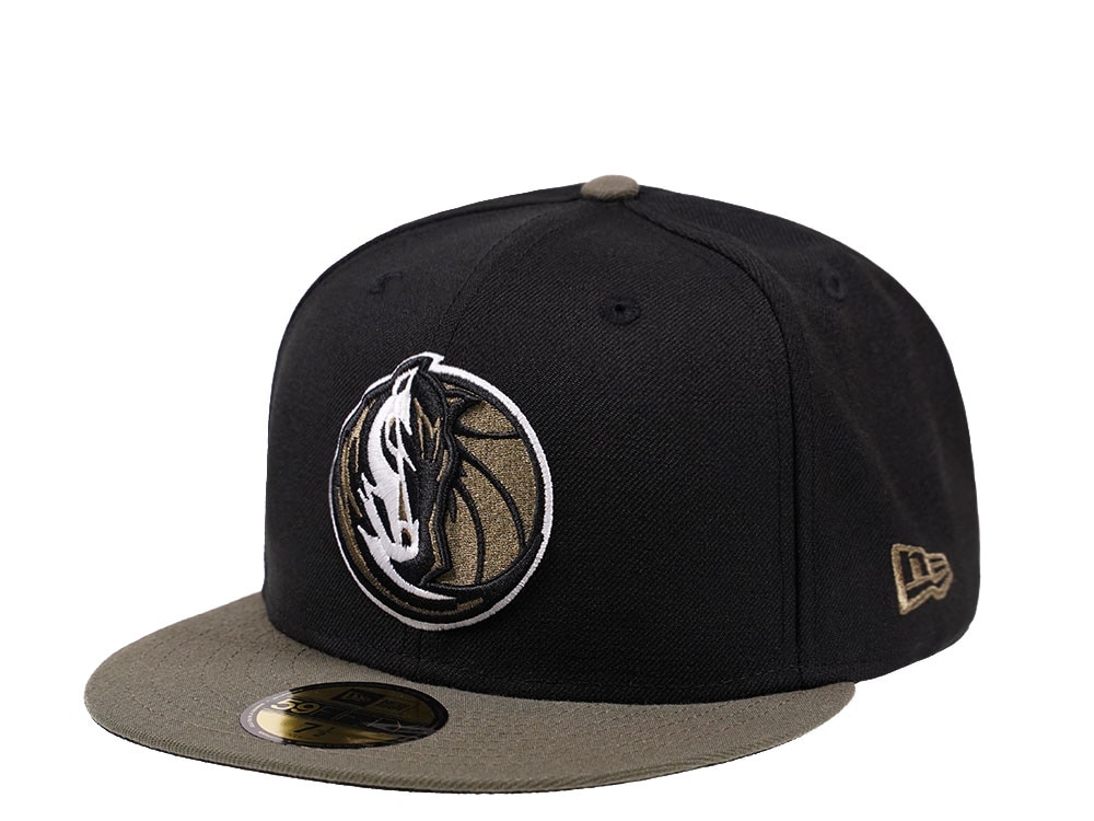 New Era Dallas Mavericks Two Tone Olive Edition 59Fifty Fitted Gorra
