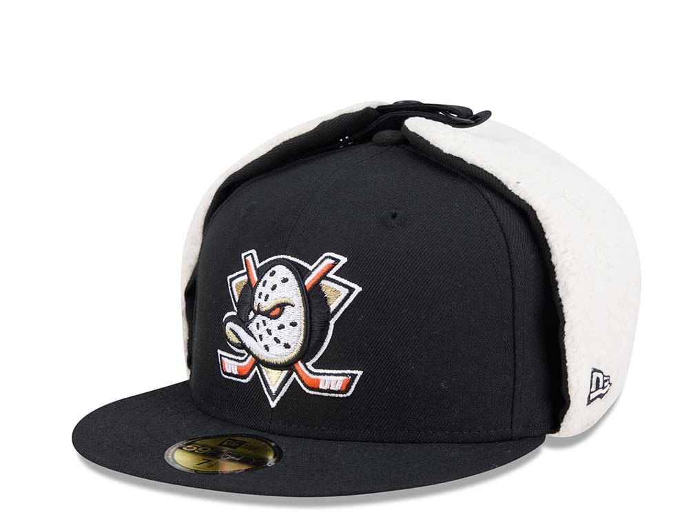 New Era Anaheim Ducks Classic Black 59Fifty Dogear Fitted Gorra