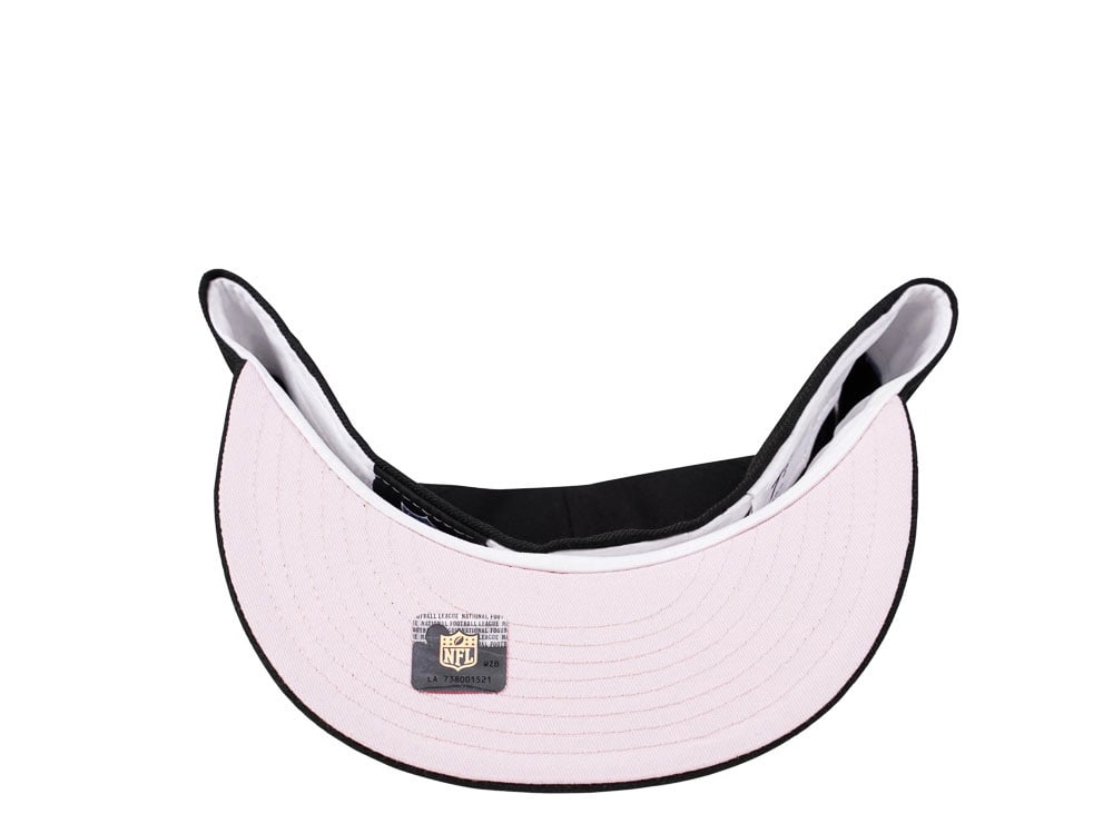 New Era Las Vegas Raiders Super Bowl XVIII Pink Edition 59Fifty Fitted Gorra
