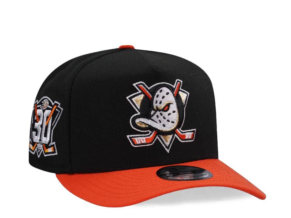 New Era Anaheim Ducks 30th Anniversary Two Tone Original Edition 9Fifty A Frame Snapback Gorra