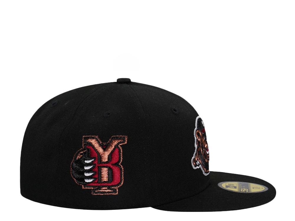 New Era Yakima Bears Black Throwback Edition 59Fifty Fitted Gorra