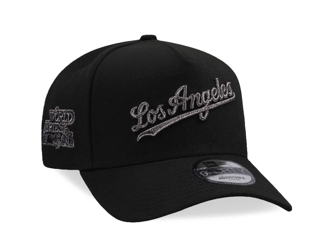New Era Los Angeles Dodgers World Series 1981 Edition Black 9Forty A Frame Snapback Gorra