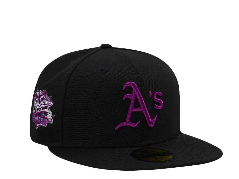 New Era Oakland Athletics World Series 1989 Black Prime Edition 59Fifty Fitted Gorra