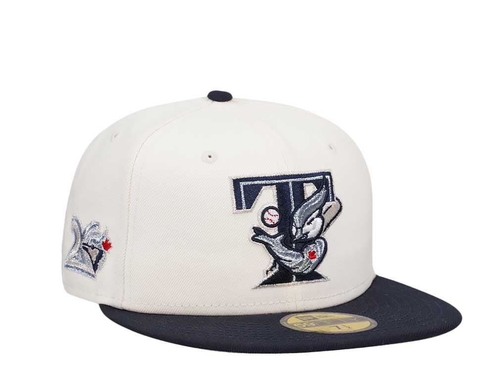 New Era Toronto Blue Jays 20th Anniversary Chrome Elite Metallic Two Tone Edition 59Fifty Fitted Gorra