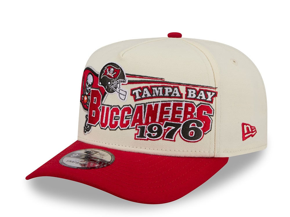 New Era Tampa Bay Buccaneers 1975 Classic Chrome Edition 9Fifty A Frame Snapback Gorra