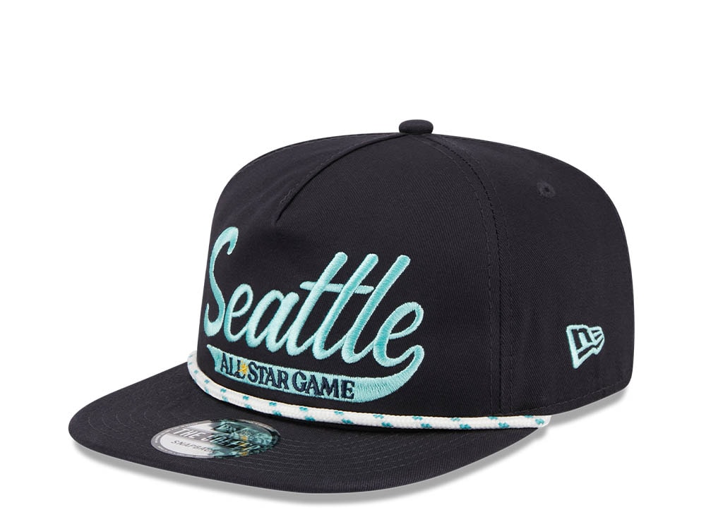 New Era Seattle Mariners All Star Game 2023 Word E1 Navy Golfer Snapback Gorra