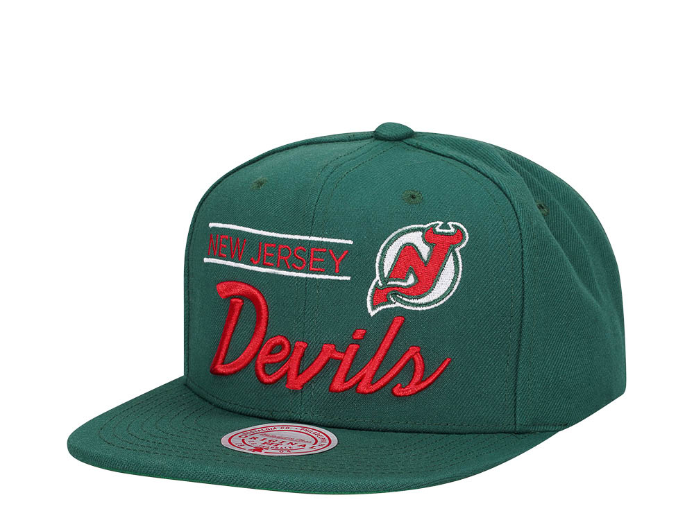 Mitchell & Ness New Jersey Devils Lock Up Vintage Snapback Gorra