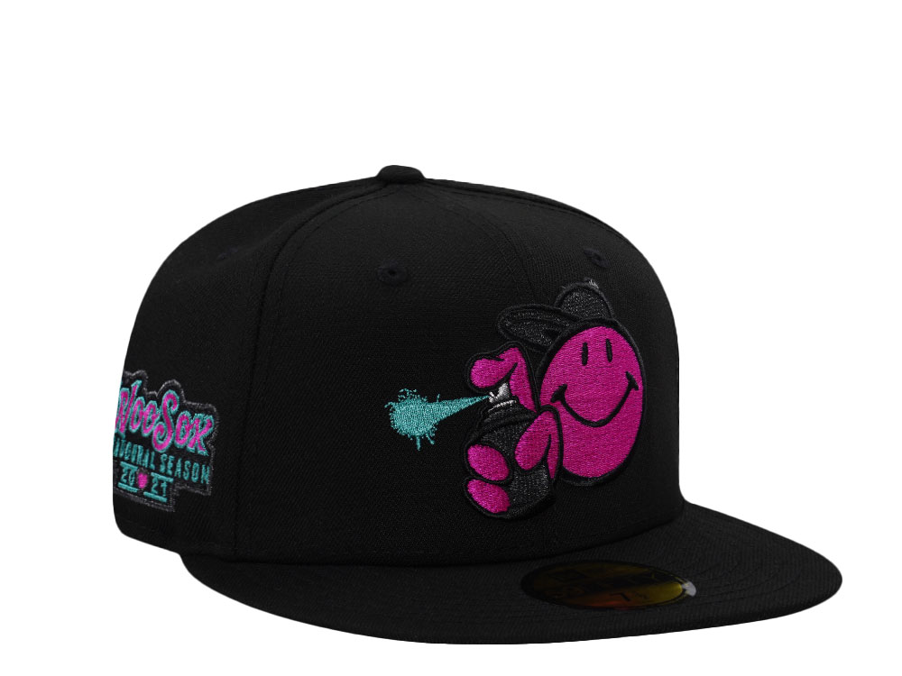 New Era Worcester Red Sox Inaugural Season Black Prime Edition 59Fifty Fitted Gorra