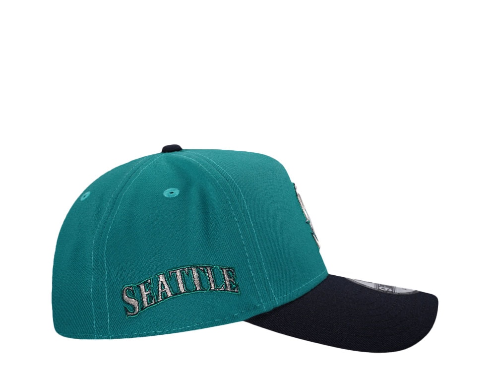 New Era Seattle Mariners Teal Two Tone  9Forty A Frame Snapback Gorra