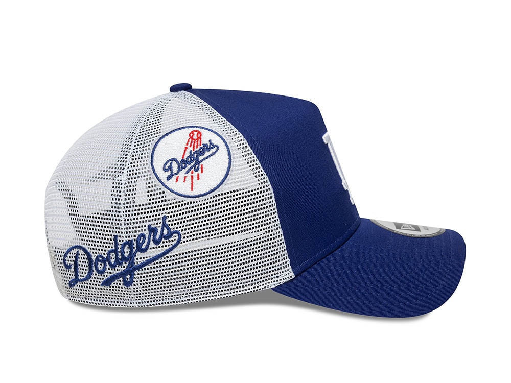 New Era Los Angeles Dodgers Multi Patch 9Forty A Frame Trucker Snapback Gorra