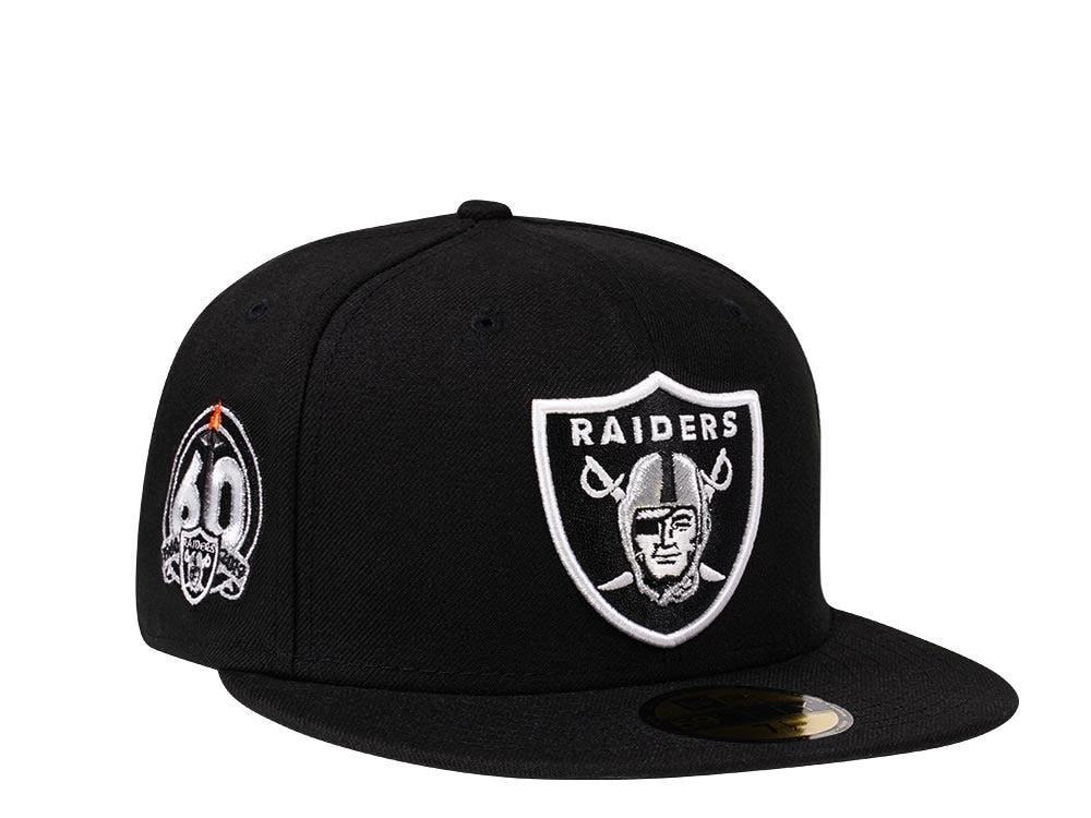 New Era Las Vegas Raiders 60th Season Black Pink Edition 59Fifty Fitted Gorra