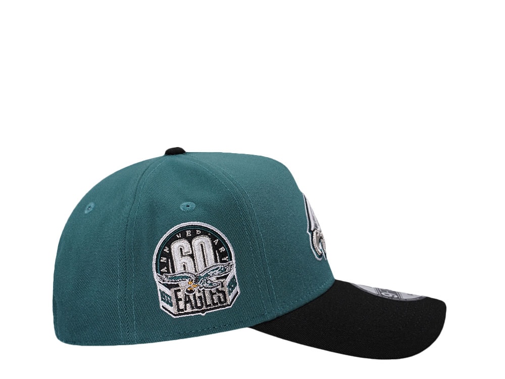 New Era Philadelphia Eagles 60th Anniversary Classic Two Tone Edition 9Forty A Frame Snapback Gorra
