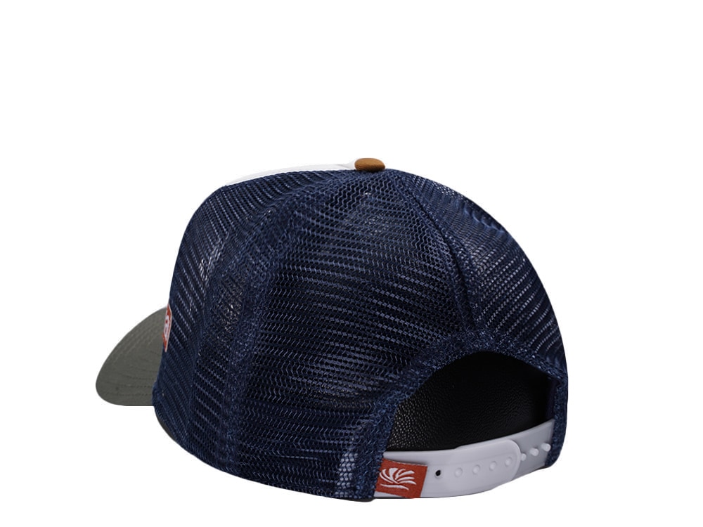 Djinns HFT Oysters and Beer White Coastal Edition Trucker Snapback Gorra